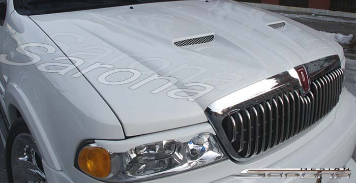 Custom Lincoln Navigator Hood  SUV/SAV/Crossover (1998 - 2002) - $1090.00 (Manufacturer Sarona, Part #LC-002-HD)